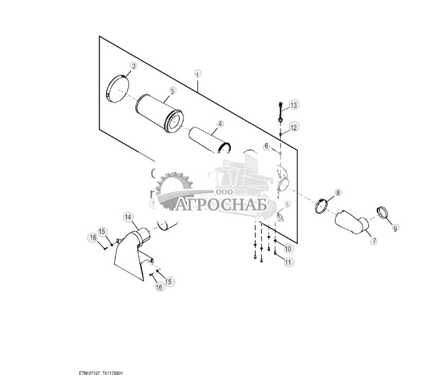 Система впуска воздуха (Engine 4045TT096-RE545793) - ST818172 168.jpg